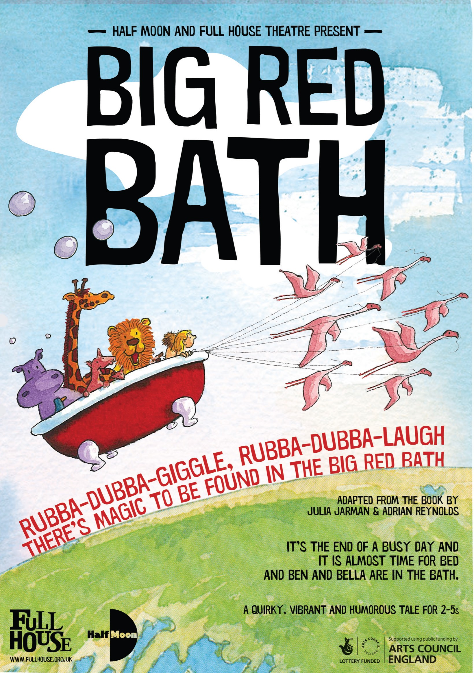 Big Red Bath (20132015 & 2021) Stages of Half Moon